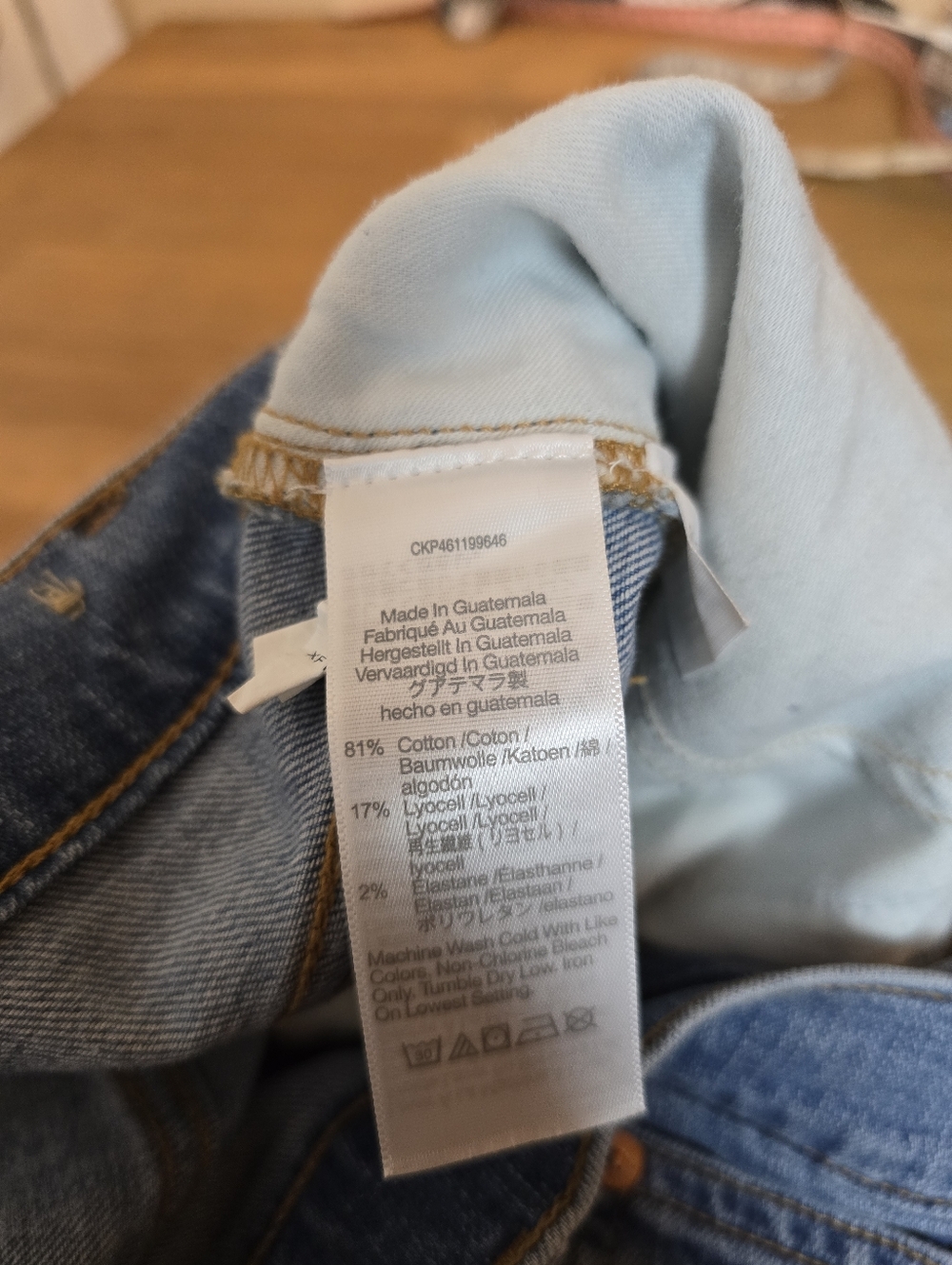 Madewell The Perfect Vintage Jean Size 29 Distressed Straight Leg Raw Hem M9244 - Picture 6 of 12